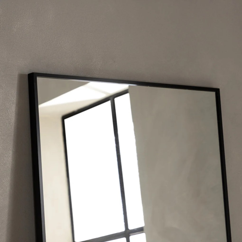 Rechthoekige Spiegel Zwart - 67x193cm