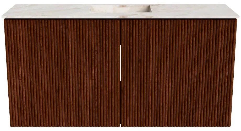 Mondiaz Joya DLux 80cm toiletmeubel ruby met wastafel faye midden 1 kraangat frappe