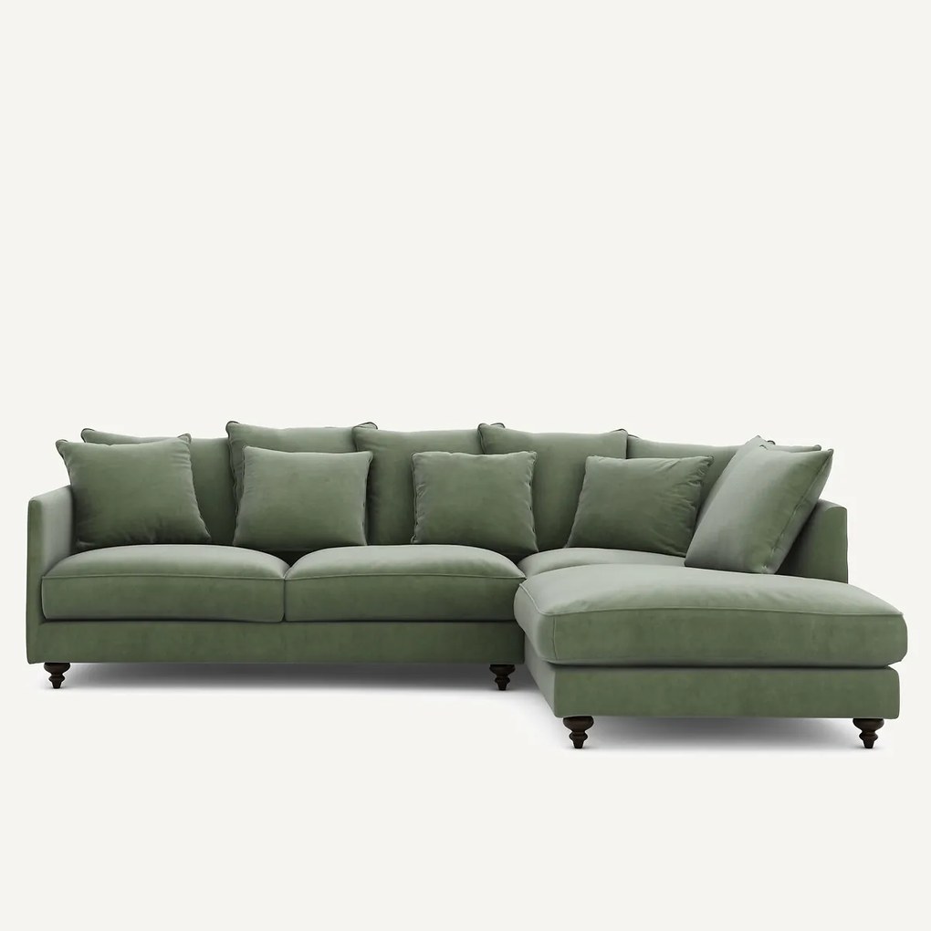 Fluwelen hoekslaapbank, Lazare