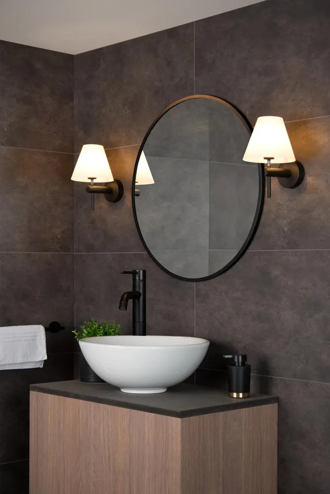 Lucide Roxy wandlamp 33W zwart