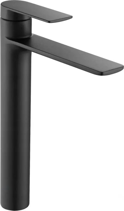 Mexen Zero hoge wastafelkraan, zwart - 71110-70