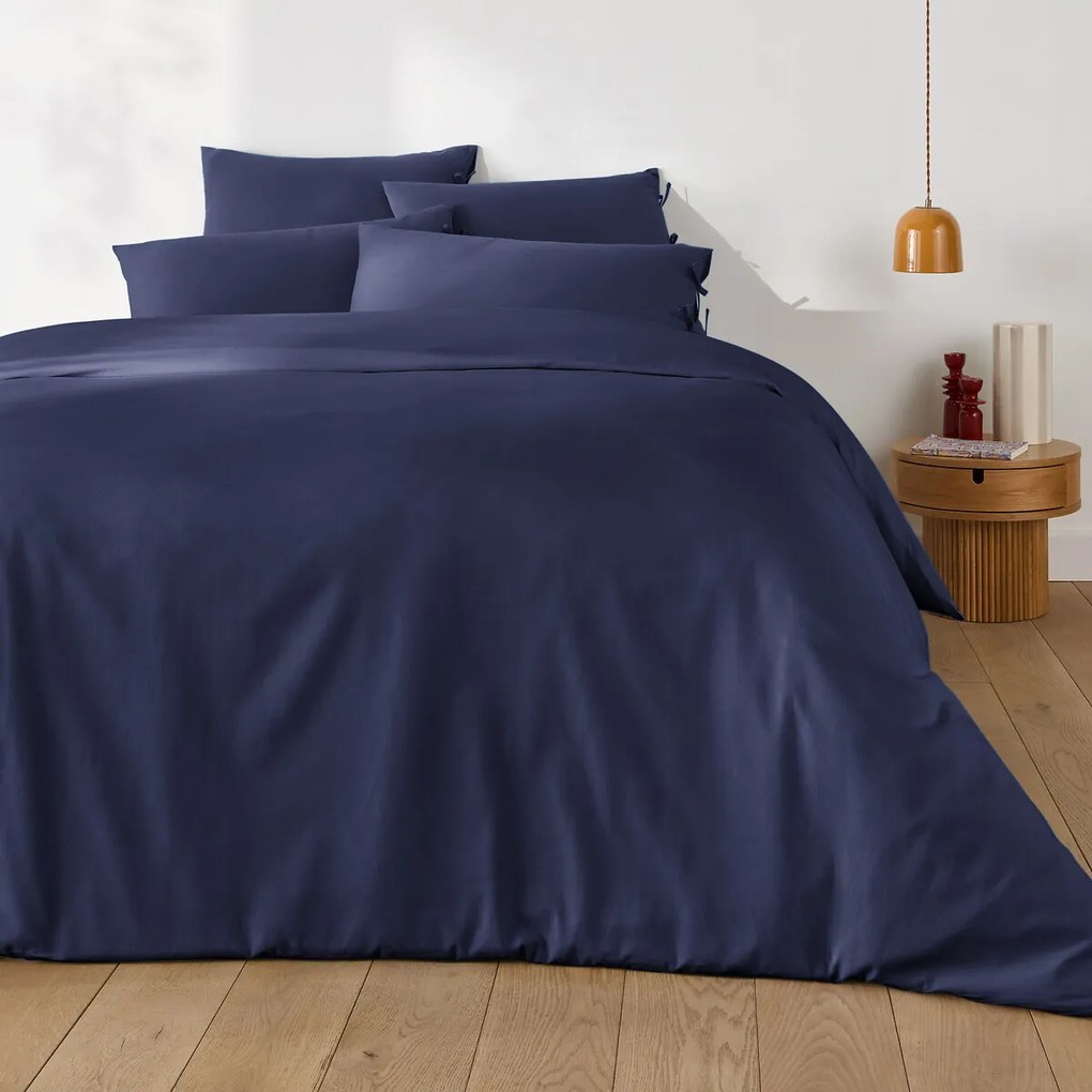 Effen kussensloop te strikken in katoen , Scenario