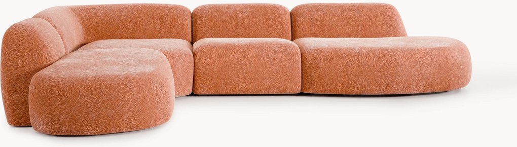 XL modulaire hoekbank Wolke met chaise longue