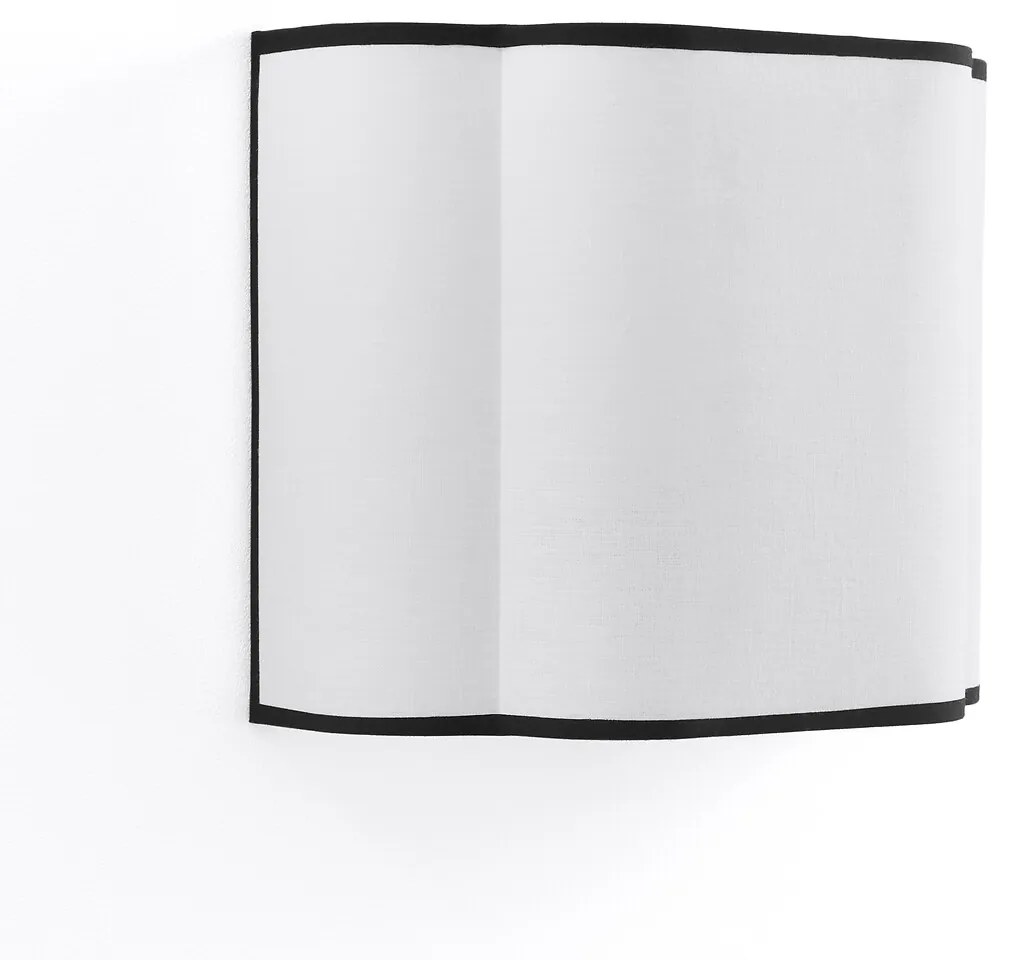 Wandlamp in gewassen linnen, Suso