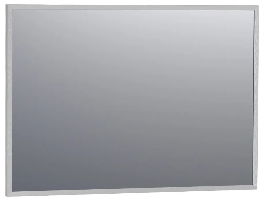 Sanituba Silhouette 100x70cm spiegel met RVS look omlijsting