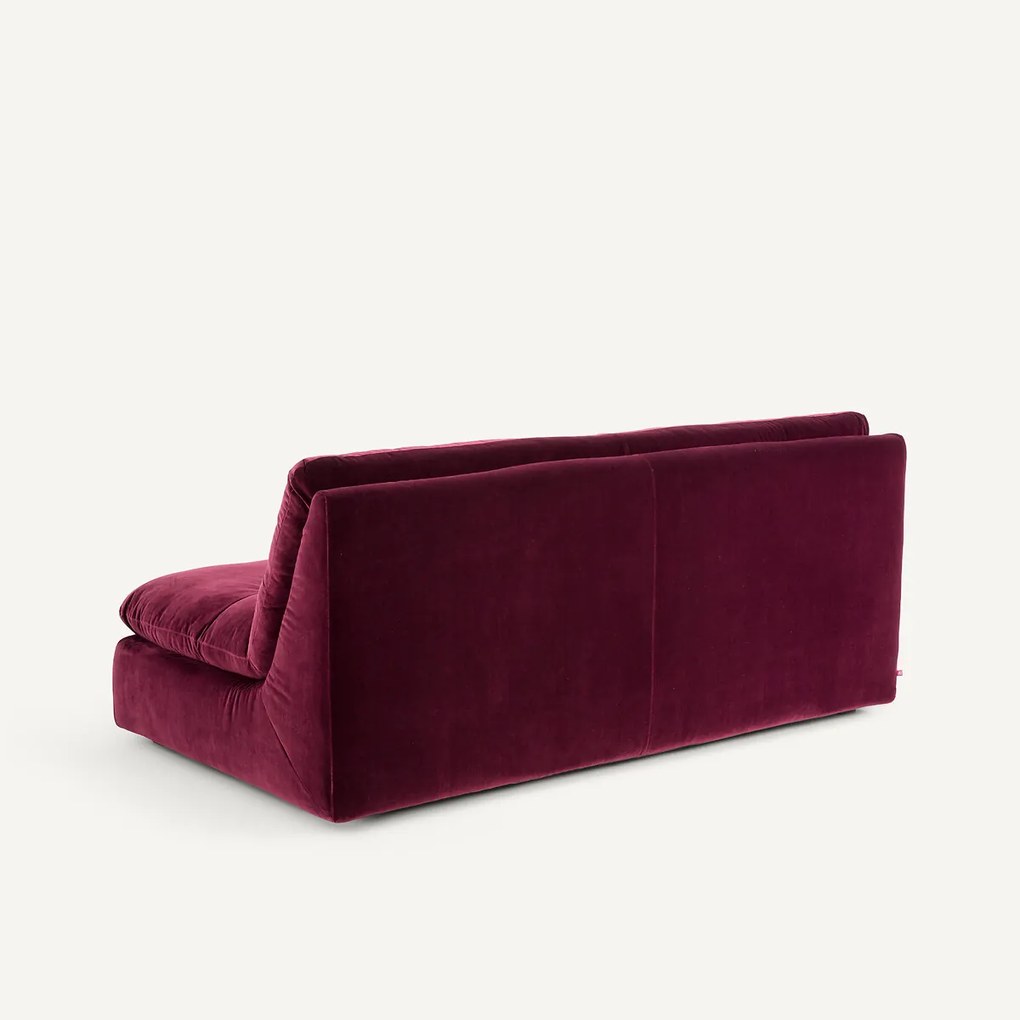 3-zits modulaire zetel in fluweel, GIULIANO