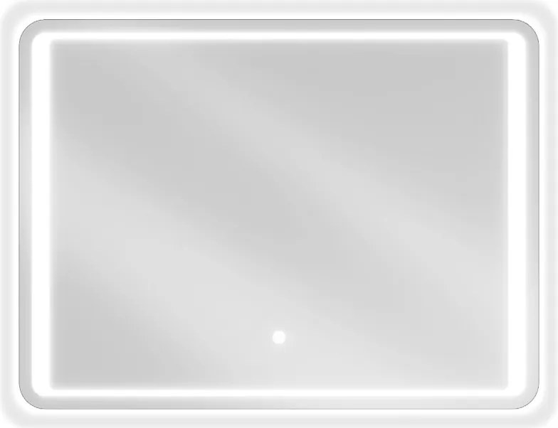 Mexen Zusa verlichte badkamerspiegel 80 x 60 cm, LED 6000K, antivries - 9808-080-060-611-00