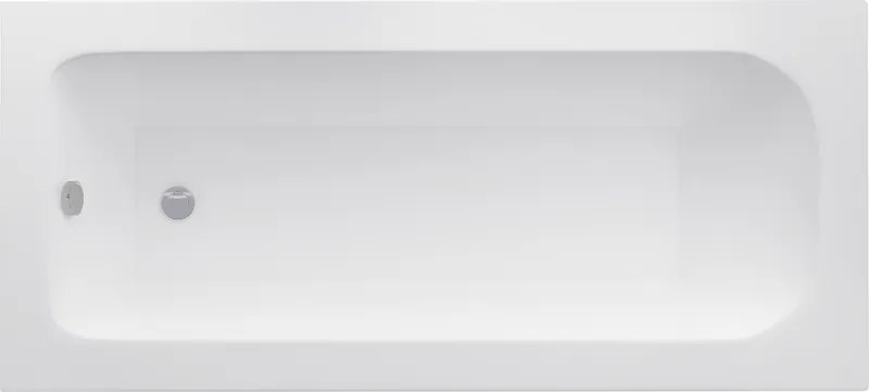 Mexen Vega rechthoekig bad 160 x 70 cm, wit - 55011607000