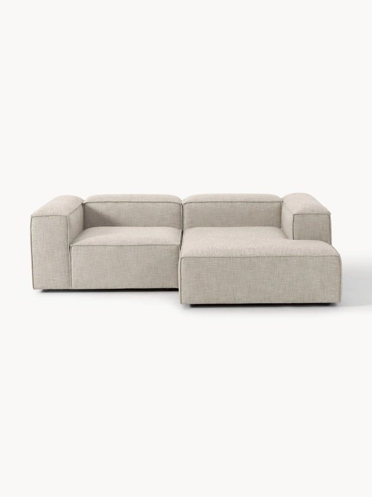 Modulaire hoekbank Lennon (3-zits) van linnenmix