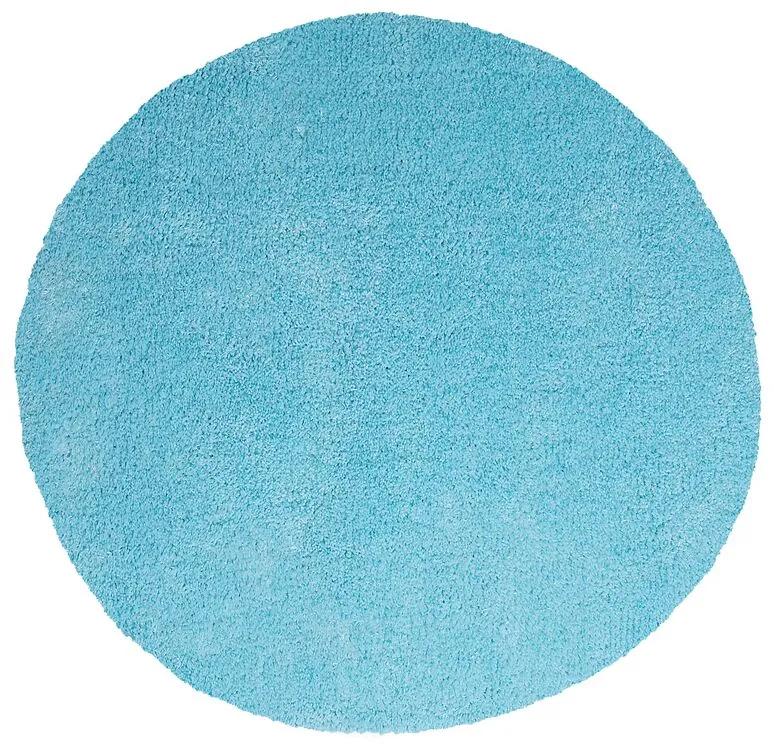 Vloerkleed lichtblauw ⌀ 140 cm DEMRE Beliani