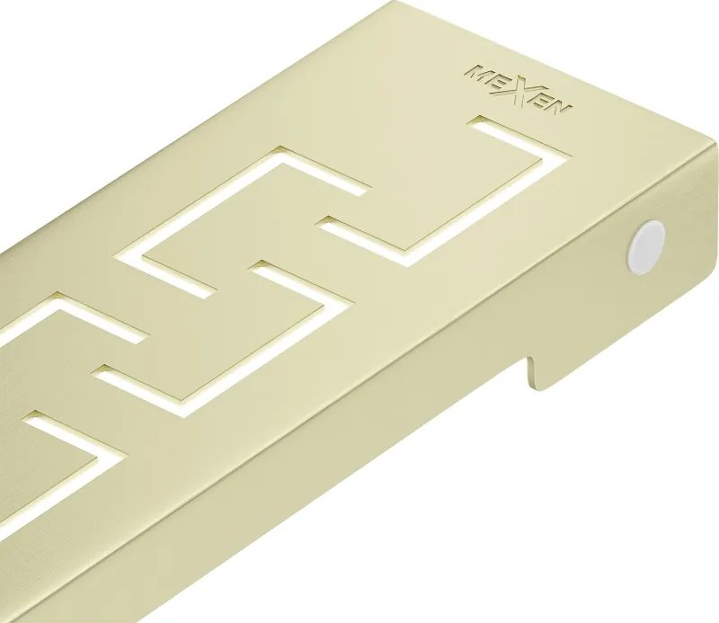 Mexen Flat M15 afdekplaat voor lineaire afvoer 60 cm, goud geborsteld - 1A24060