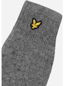 Handschoenen Grijs Lyle &amp; Scott  Racked rib gloves