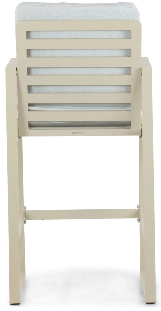 Barstoel Aluminium Taupe-naturel-bruin Lifestyle Garden Furniture Nuno