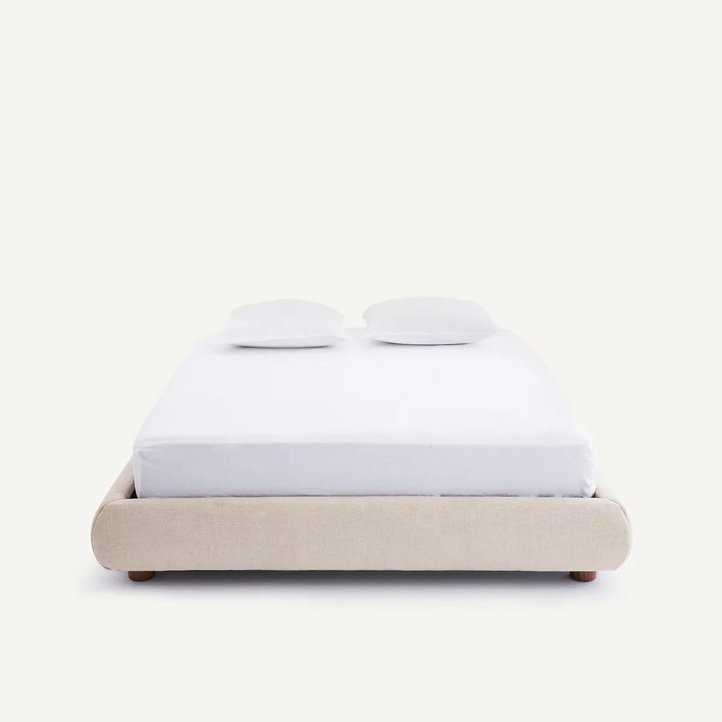 Gematelasseerd bedframe, 2-personen, E Gallina, Nuvole