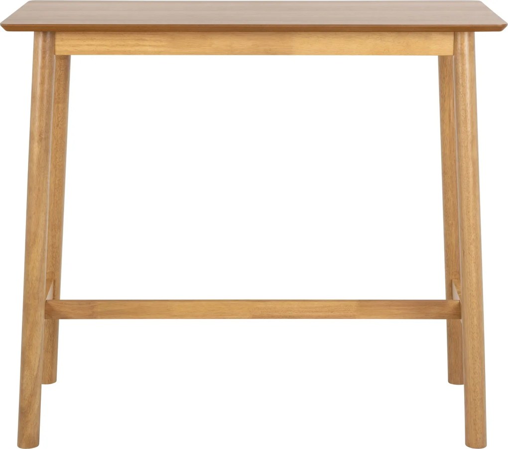 ZARION Eiken Natuur – HOGE BARTAFEL-/KEUKENTAFEL IN HOUTFINEER