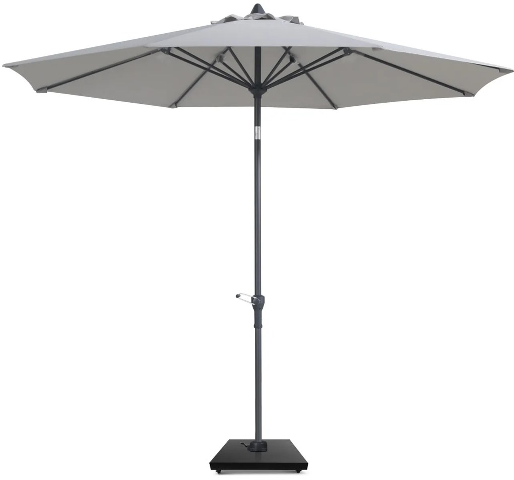 Camello Valerio Stokparasol M (excl. Voet) Aluminium Grijs