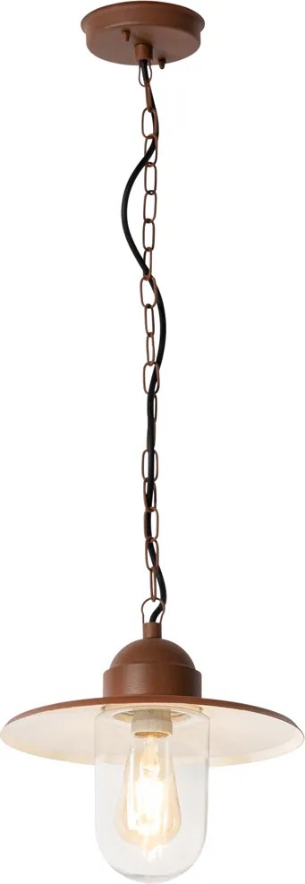 Moderne buiten hanglamp roestbruin IP44 - Kansas