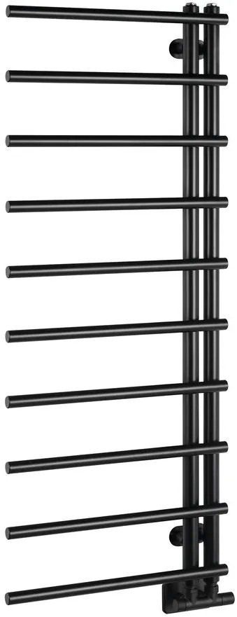 Sapho Justina badkamerradiator 125x50cm mat zwart