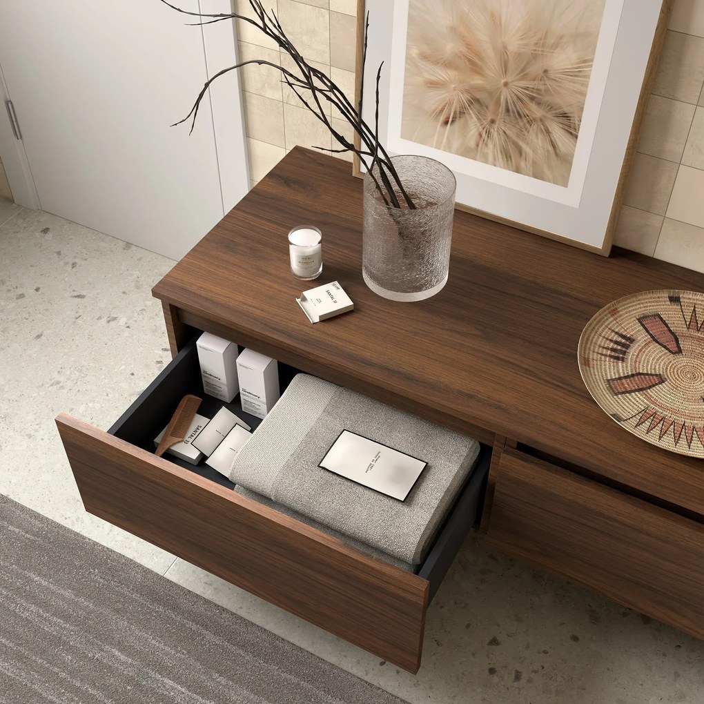 Muebles Hoyo badmeubel 80cm walnoot