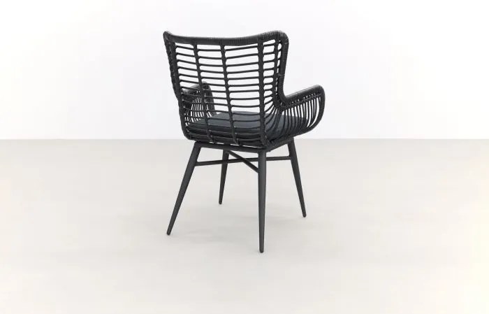 Jasmine/Taste Ambassador 6-persoons dining tuinset 240x100 cm. - Black/Naturel mix