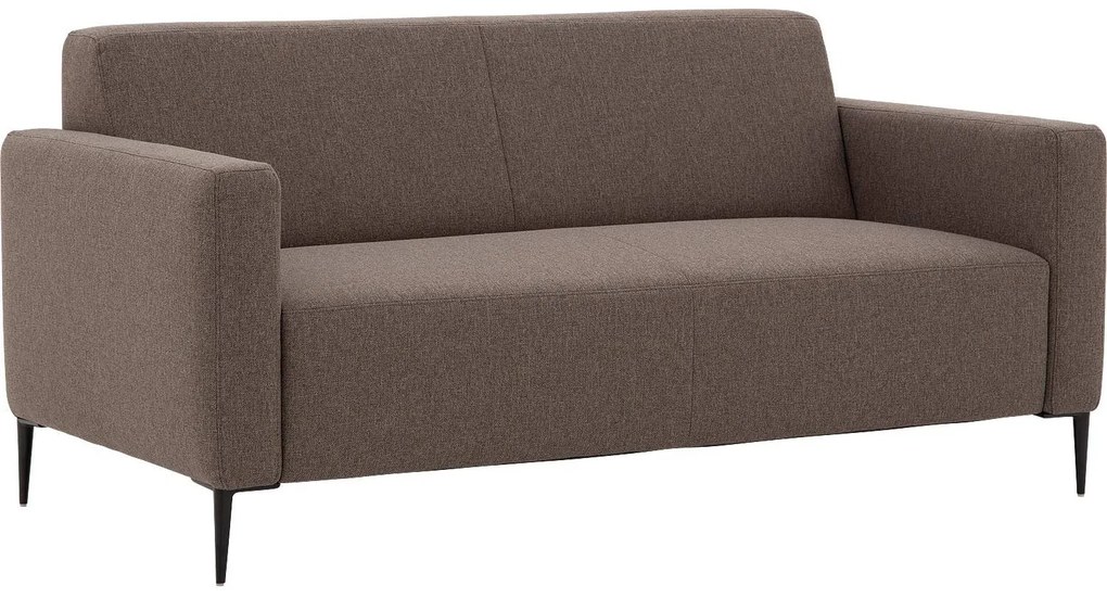 Goossens Key West grijs, stof, 2,5-zits, modern design