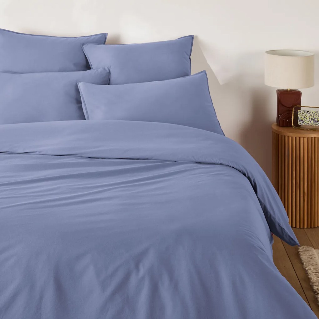 Effen dekbedovertrek in gewassen katoen, Scenario