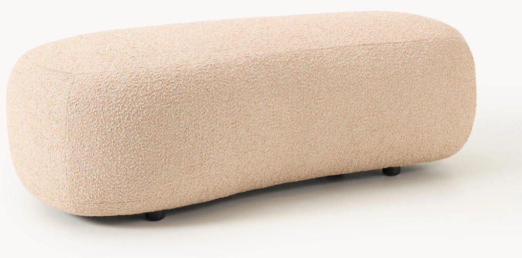 XL poef Alba van bouclé