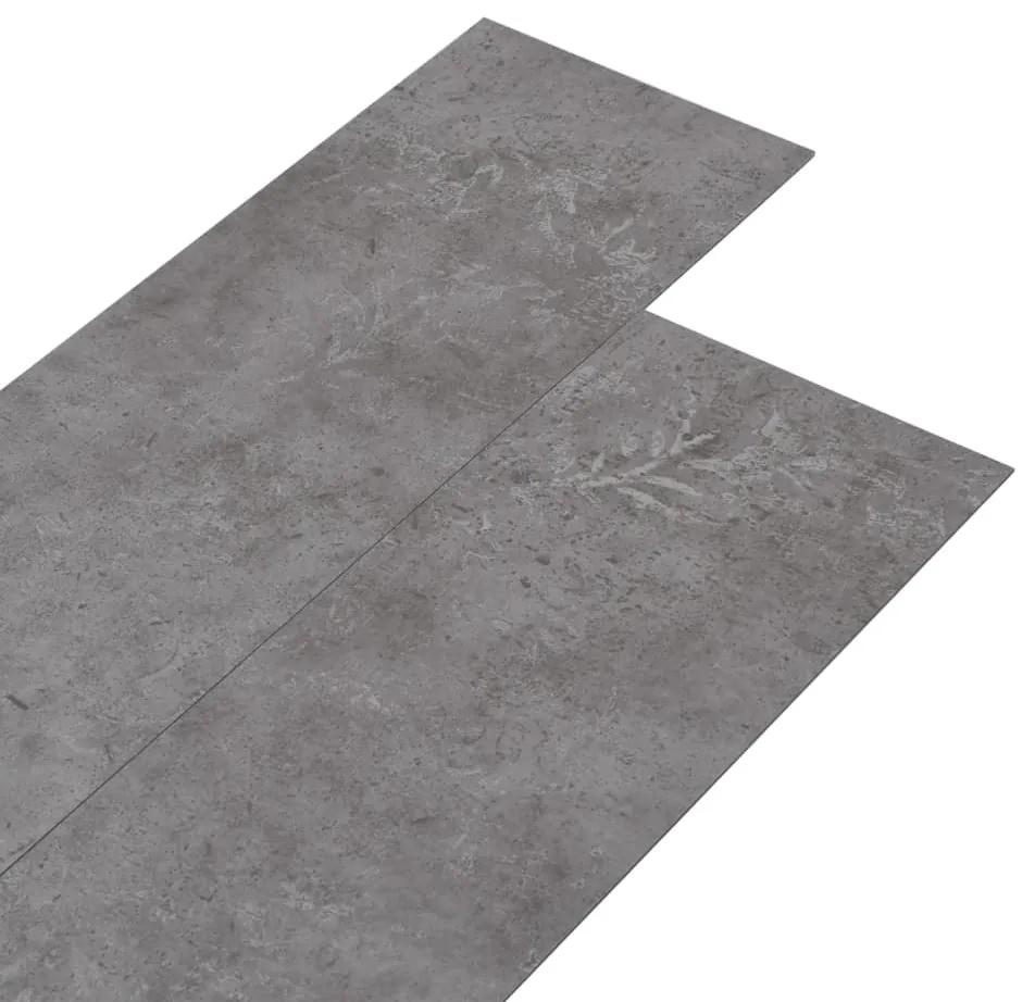 vidaXL Vloerplanken niet-zelfklevend 5,26 m² 2 mm PVC betongrijs
