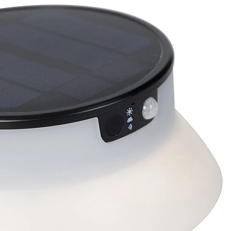 Staande buitenlamp zwart incl. LED met dimmer IP55 solar - Felice Modern Buitenverlichting