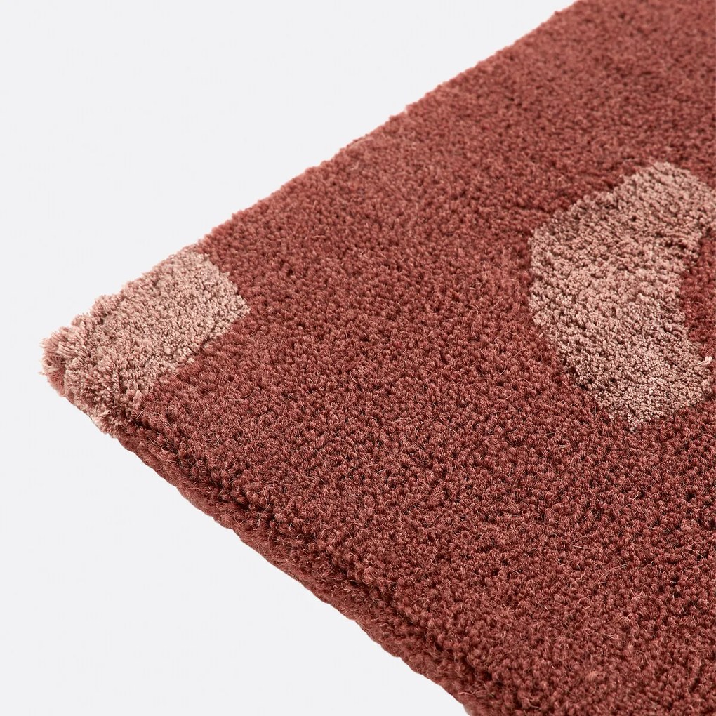 Vloerkleed in wol met luipaardprint, Thelma