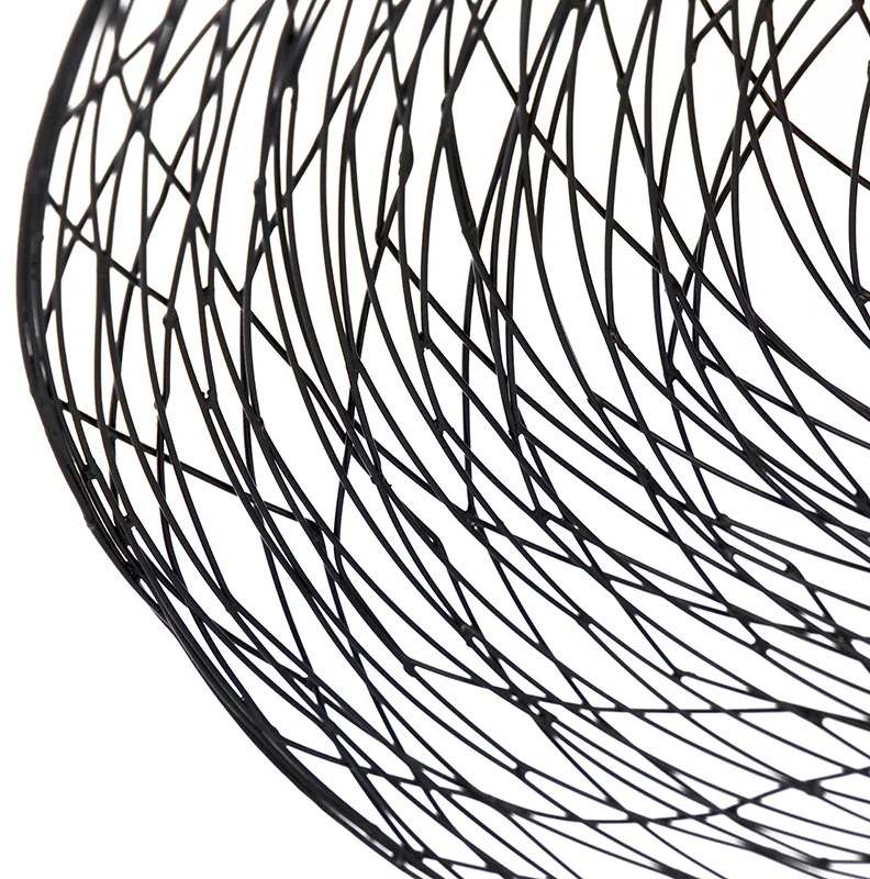 Oosterse plafondlamp zwart 60 cm - Glan