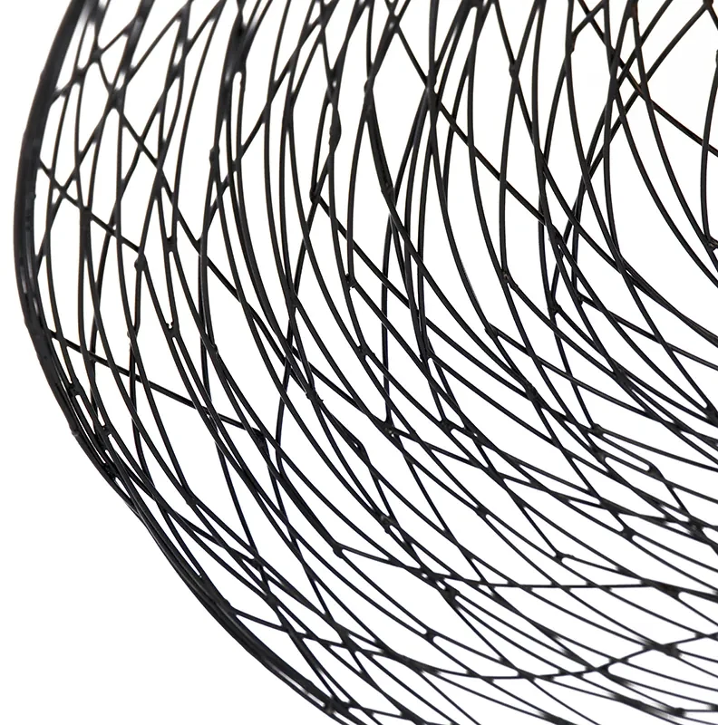 Oosterse plafondlamp zwart 60 cm - GlanOosters E27 rond Binnenverlichting Lamp