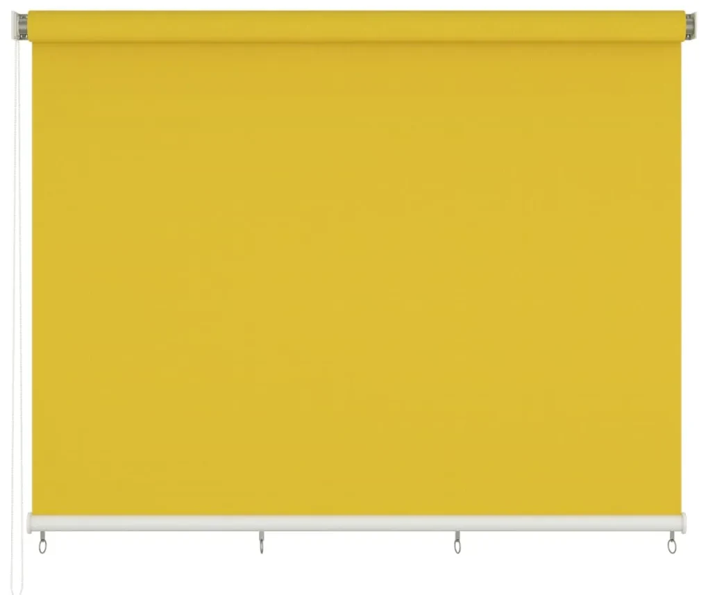 vidaXL Rolgordijn voor buiten 400x140 cm geel
