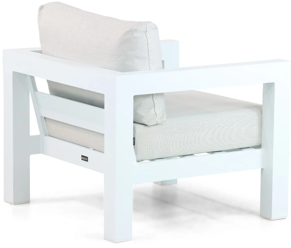 Tuinstoel Aluminium Wit Lifestyle Garden Furniture Luca