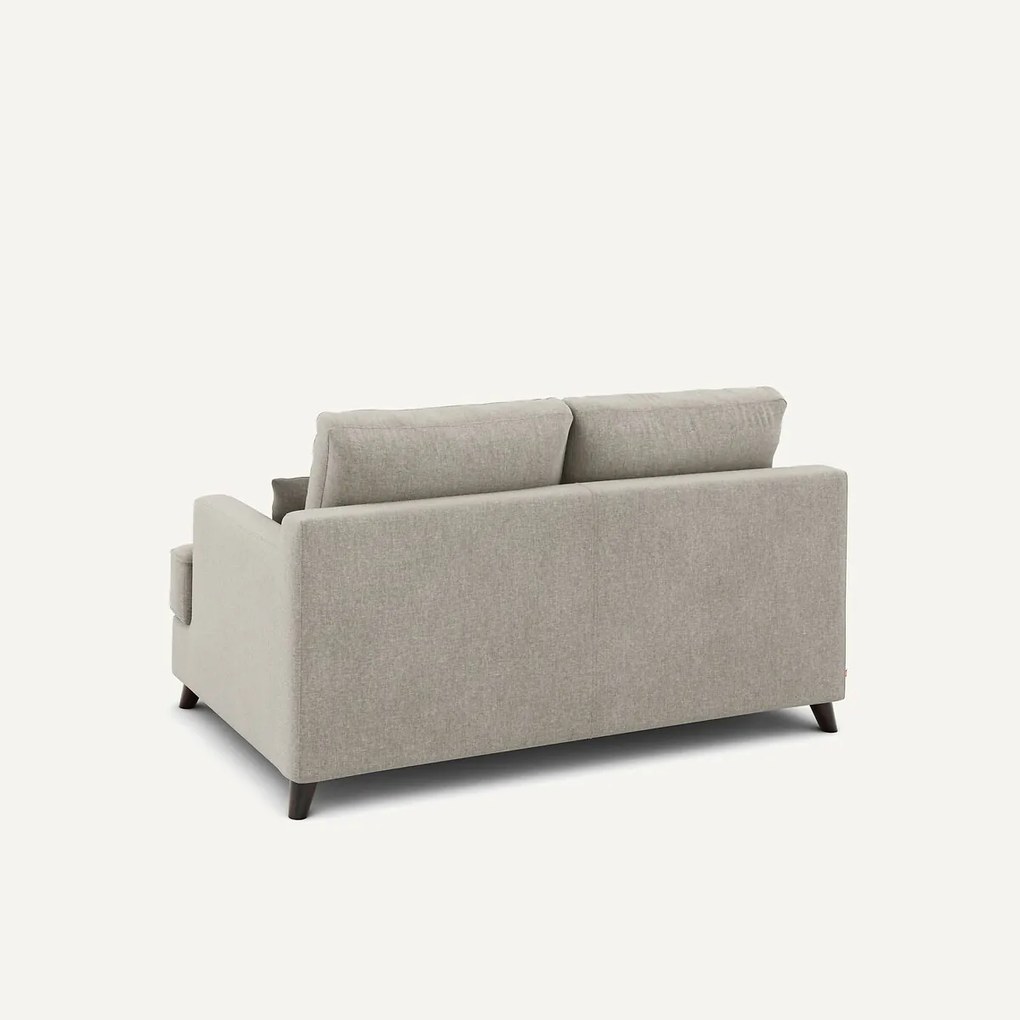 2-zits compacte bank in chenille fluweel, Alwine