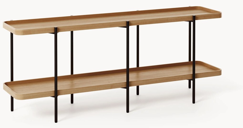 Lage houten wandrek Renee