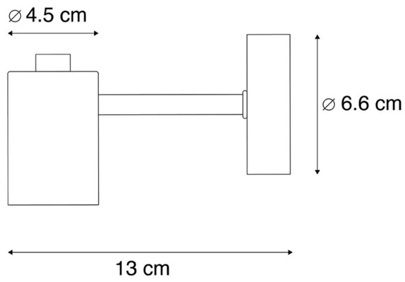Smart Art Deco wandlamp koper incl. G95 WiFi lichtbron - Facil