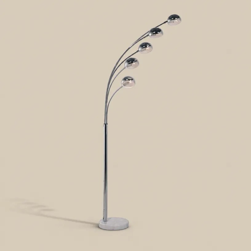 Vloerlamp Chroom