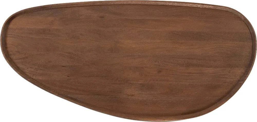 Houten Organische Salontafel Large - 140 X 65cm.
