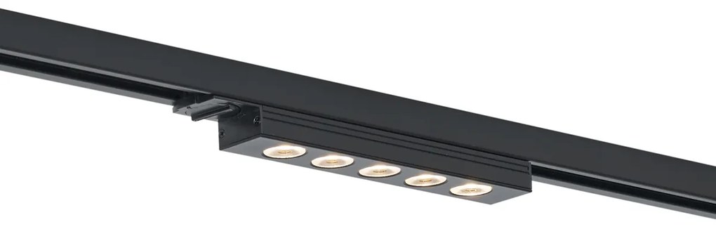 Moderne plafondlamp zwart voor railsysteem 1-fase 5W 370 lm 3000K - Iconic Tsiri