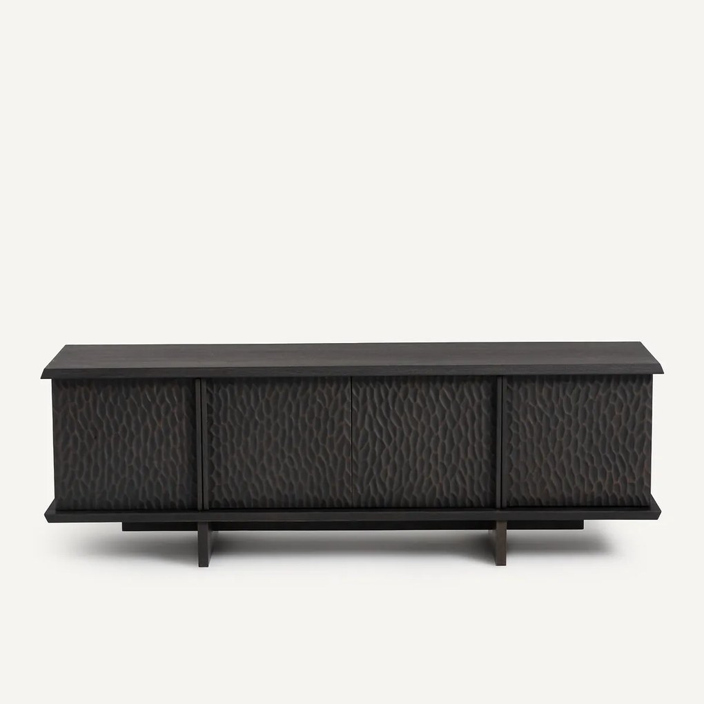 Eiken en fineer 4-deurs buffetkast, Guts