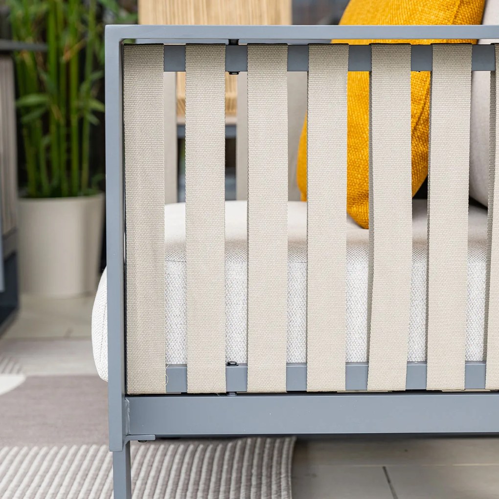 Garden Impressions Gabon hoek loungeset 4-delig - taupe