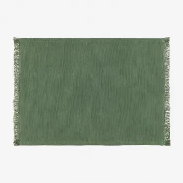 Sandry Placemat In Katoen Green Bay - Sklum