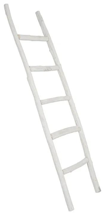 Decoratieve ladder - 170 cm - wit