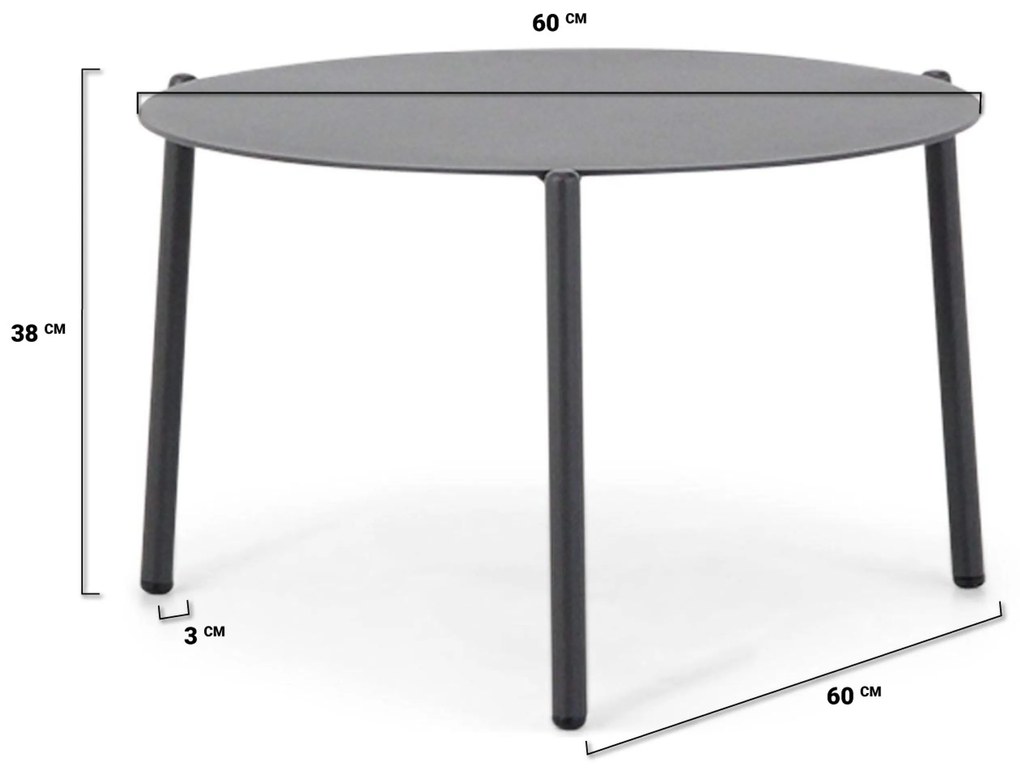 Stoel en Bank Loungeset 5 personen Aluminium Taupe Coco Coco Palm