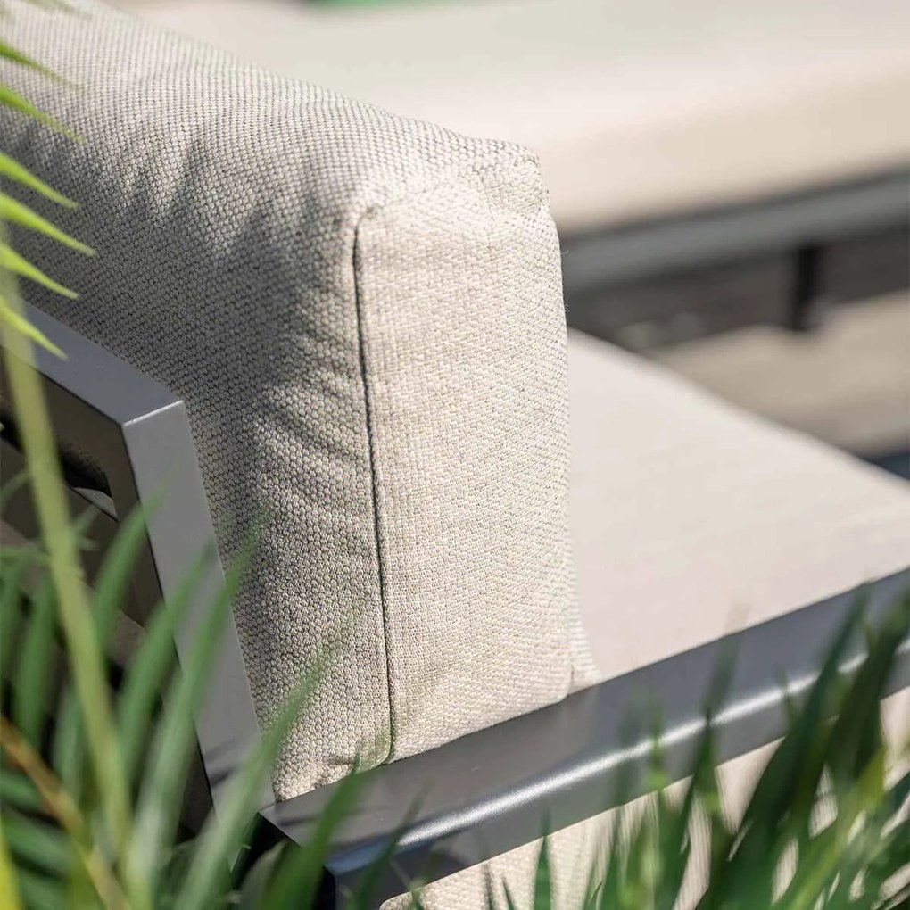 Garden Impressions Denver loungeset 4-delig links – donker grijs