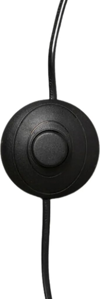Retro Design Vloerlamp Mat Zwart
