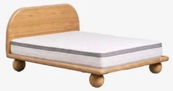 Bicheno Mangohouten Bed Mangohout & 180 X 200 Cm & 180 X 200 Cm - Janice - Sklum
