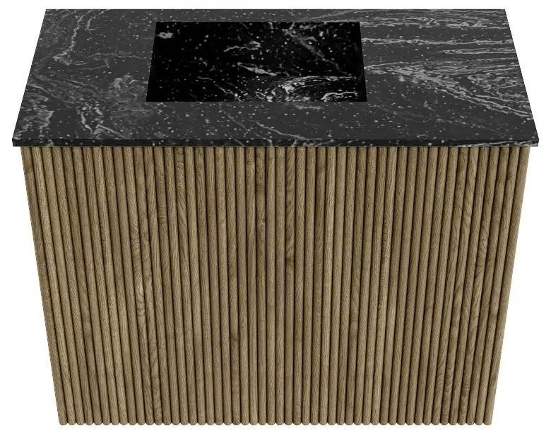 Mondiaz Joya DLux 50cm toiletmeubel dusk met wastafel faye links zonder kraangat lava