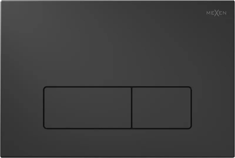 Mexen Fenix 13 slanke spoelknop, zwart mat - 601303